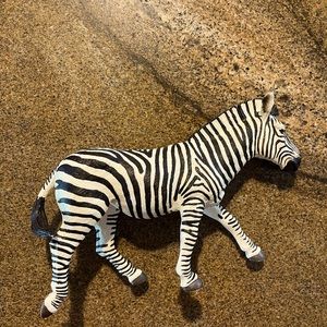 Toy zebra figure